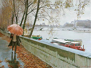 Paris. Raining